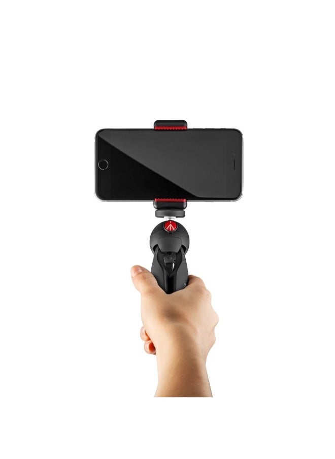 Manfrotto - Manfrotto Pixi 2 Mini Tripod with Smartphone Clamp (Black) - Image 1