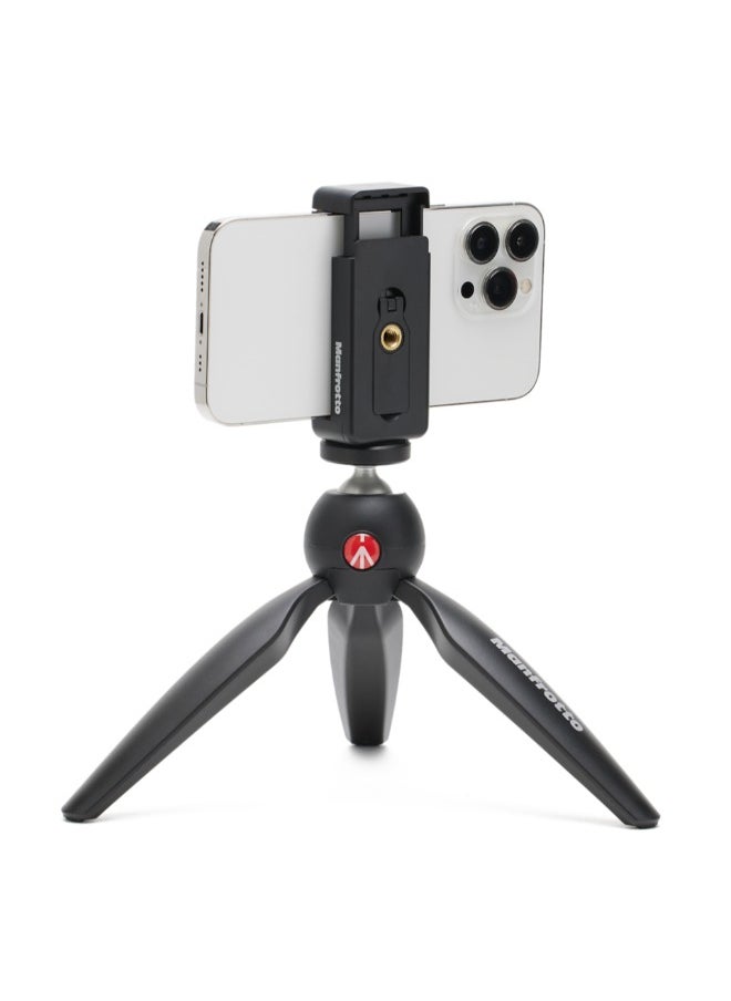 Manfrotto - Manfrotto Pixi 2 Mini Tripod with Smartphone Clamp (Black) - Image 1