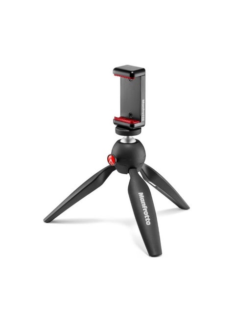 Manfrotto Pixi 2 Mini Tripod with Smartphone Clamp (Black)