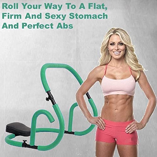 IRIS Fitness Abdominal Crunch Exercise Machine, Portable Crunch Trainer Workout Home Gym Equipment (Green) - Image 4