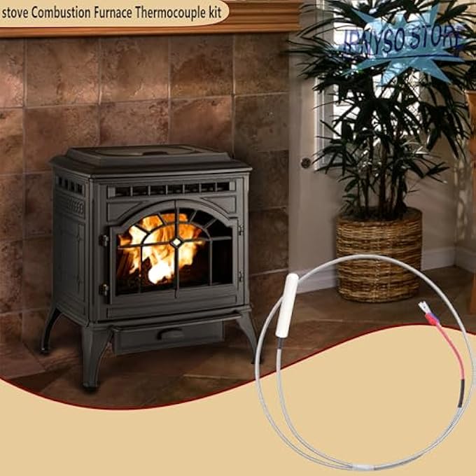 REPLACEMENT QUADRAFIRE 800, 1000, 1100I, 1200, 1200I THERMOCOUPLE + PROTECTION TUBE BUNDLE - Image 2