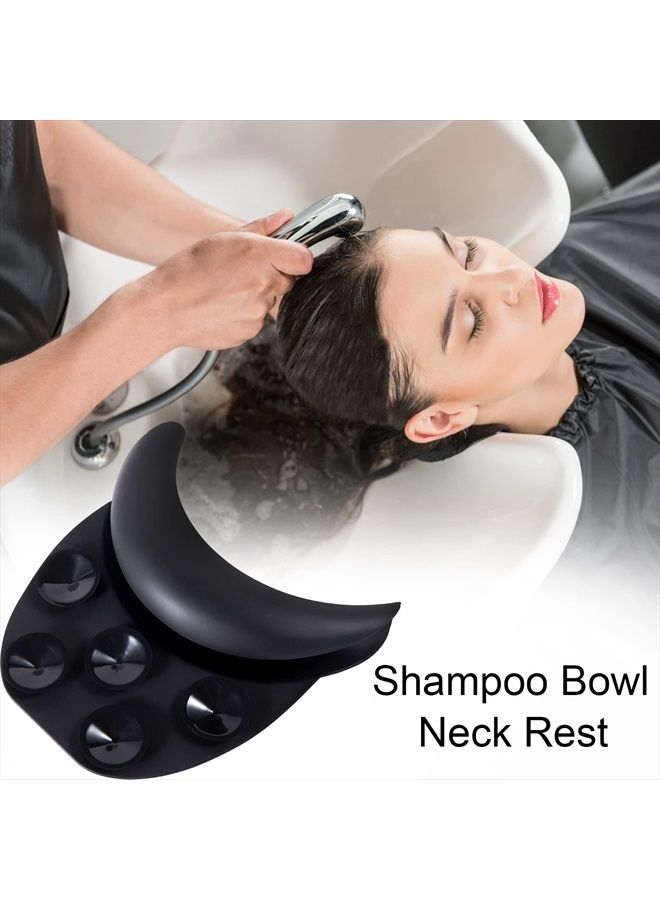 WUWEOT Salon Gel Neck Rest Cushion, Non-slip Silicone Shampoo Bowl Neck Pillow, Hair Washing Sink Basin Tool for Salon and Home - Image 3