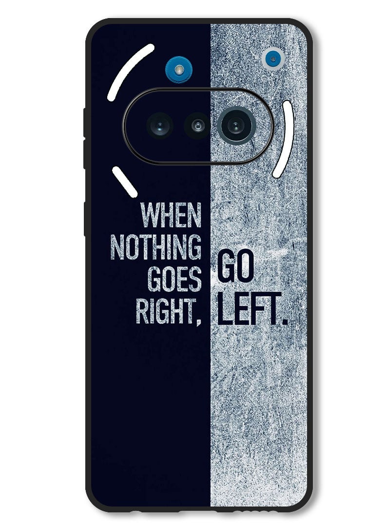 Theodor Case Compatible with Nothing Phone 3a Protection Shockproof Bumper Cover Go Left - Image 1