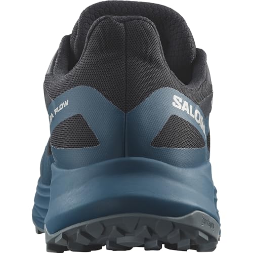 Salomon Men’s Ultra Flow Gore-Tex, Waterproof Trail Running Shoes - Black/Deep Dive/Trooper - 7.5 - Image 5