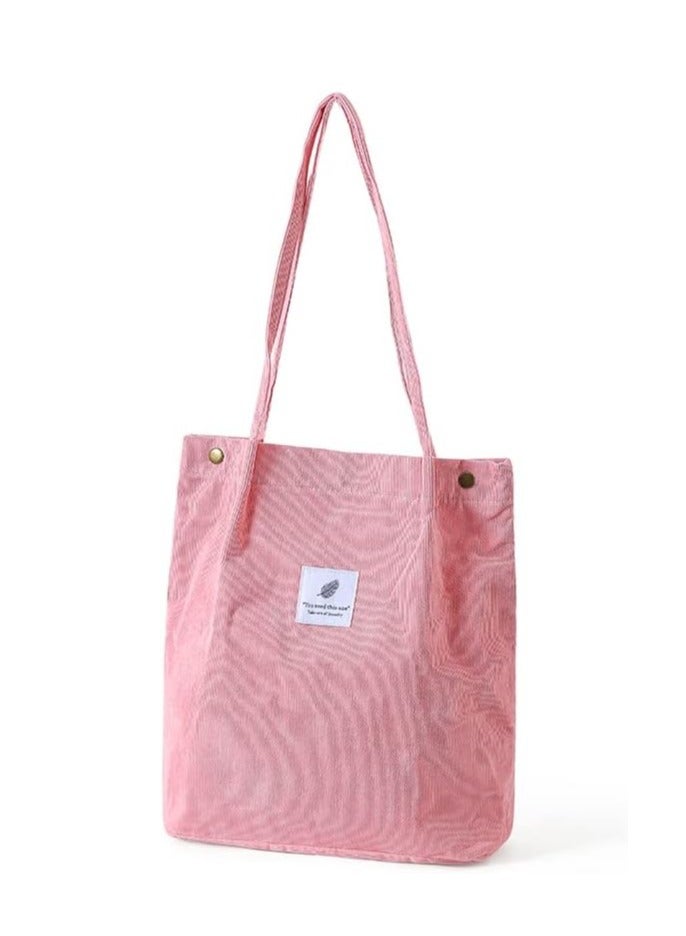 Jijie Corduroy Tote Bag for Women shoulder bag tote bag 39 * 12 * 35cm - Image 1