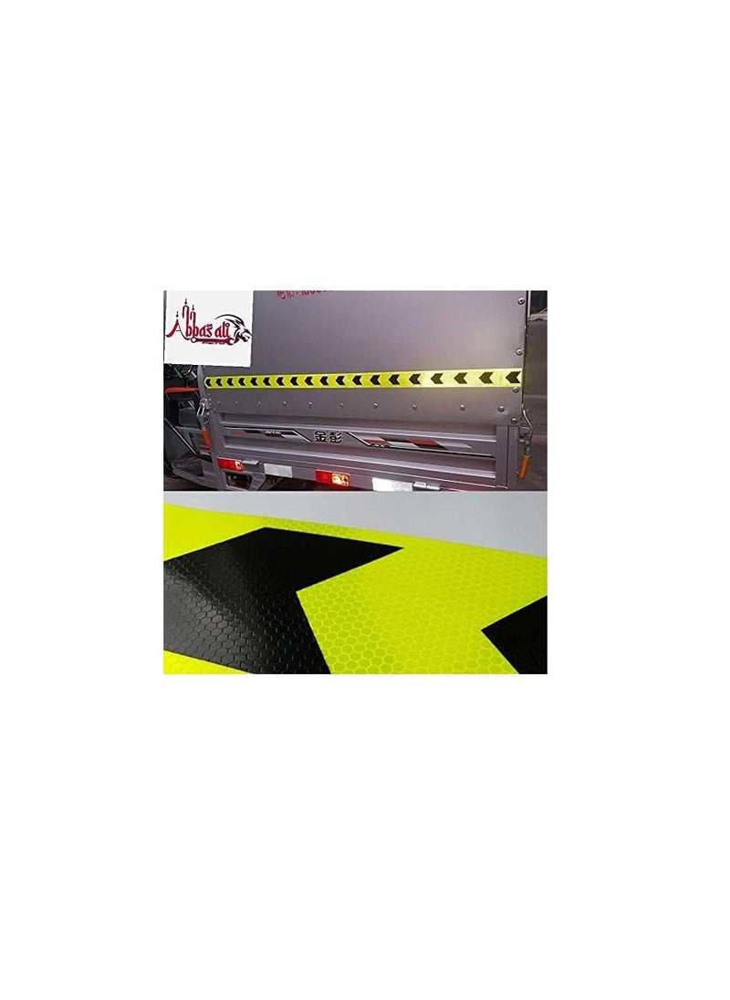 ABBASALI Reflective Sticker "4" Green For All Commercial Vehicles  - Image 2