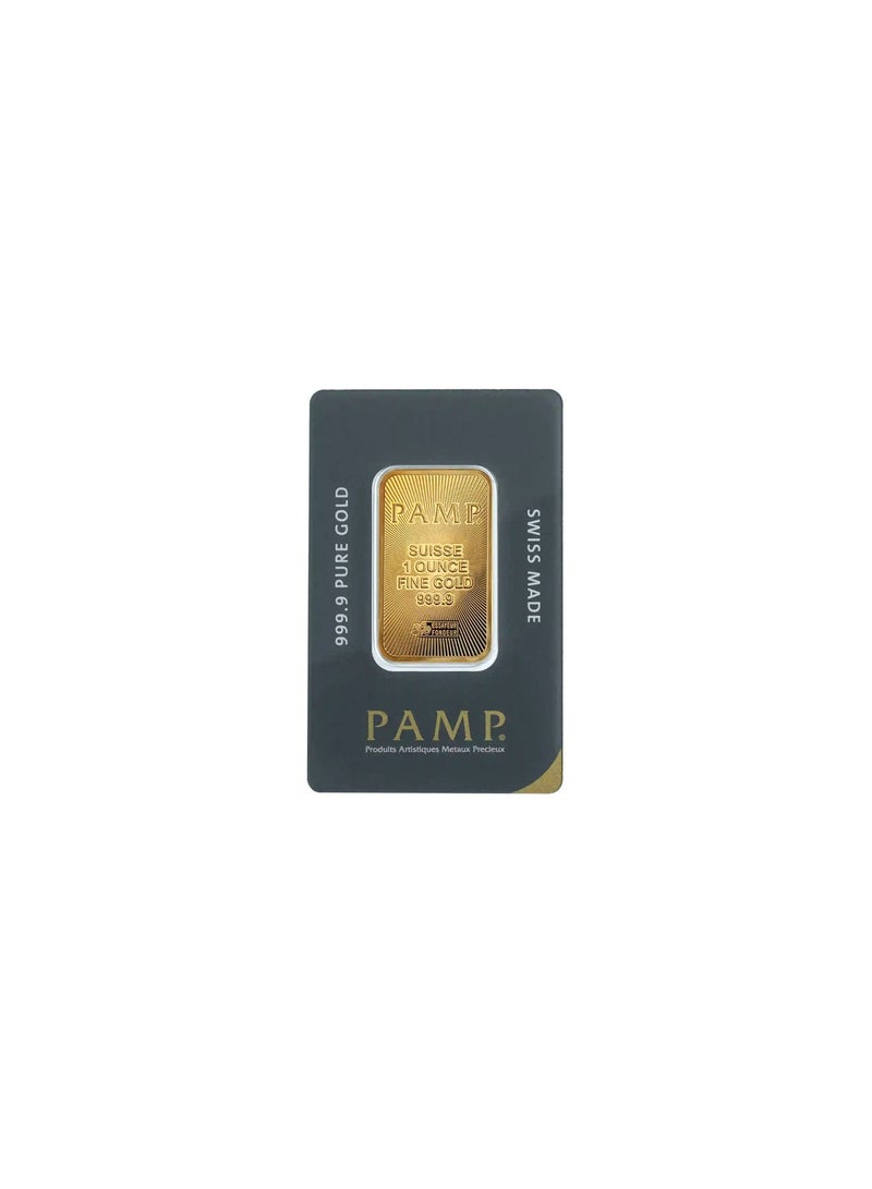 PAMP 1 Ounce Gold Bar 24K 9999 Purity- WITH INVOICE - Image 3