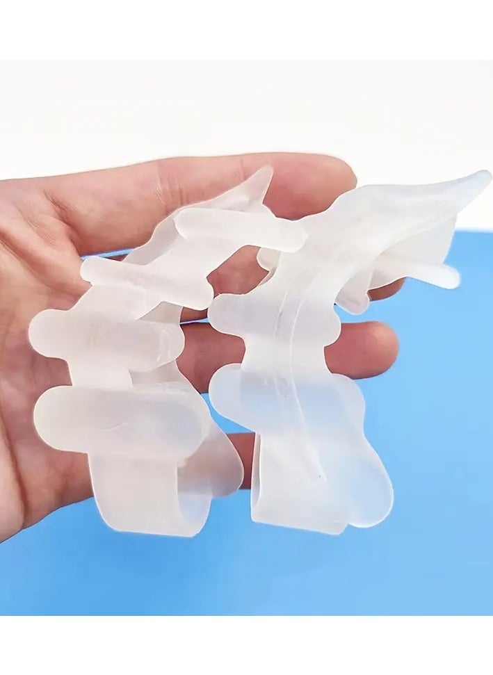 Goolsky 2pcs RJF Silicone Toe Separators, Soft Cushion Pads for All Toes, One-Size Big Toe Spacers, Hand Washable, Machine Washable, Pull-On Closure for Women & Men  - Image 5
