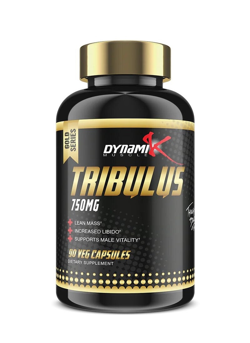 DYNAMIK MUSCLE Dynamik Muscle, Tribulus 750mg, Supports Lean Mass, 90 Caps, 90 Servings  - Image 1