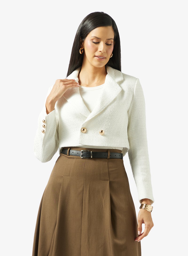 ELLA Cropped Blazer - Image 1