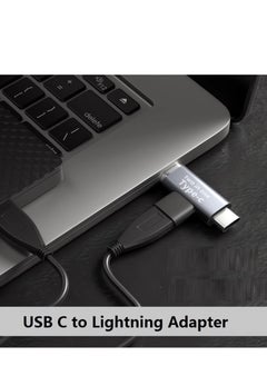 SYOSI USB C to Lightning Adapter, 3 in 1 Lightning to Type C Adapter Support Car Fast Charger Adapter Compatible with iPhone 14 Pro Max/13/12/11/X/XR/XS/8/7/6 iPad  - Image 3