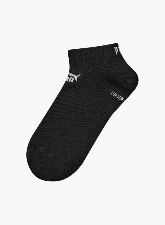 PUMA Men's Logo Print Ankle Length Socks - Set of 3 - Image 2
