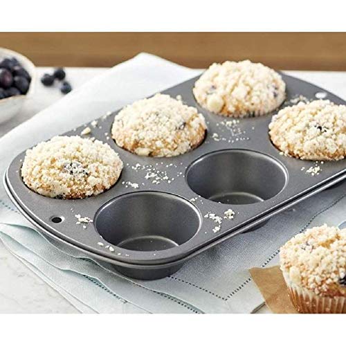 Rexez 6 Slot Aluminium Non-Stick Reusable Tray Pan Mould (Multicolour) - Image 3