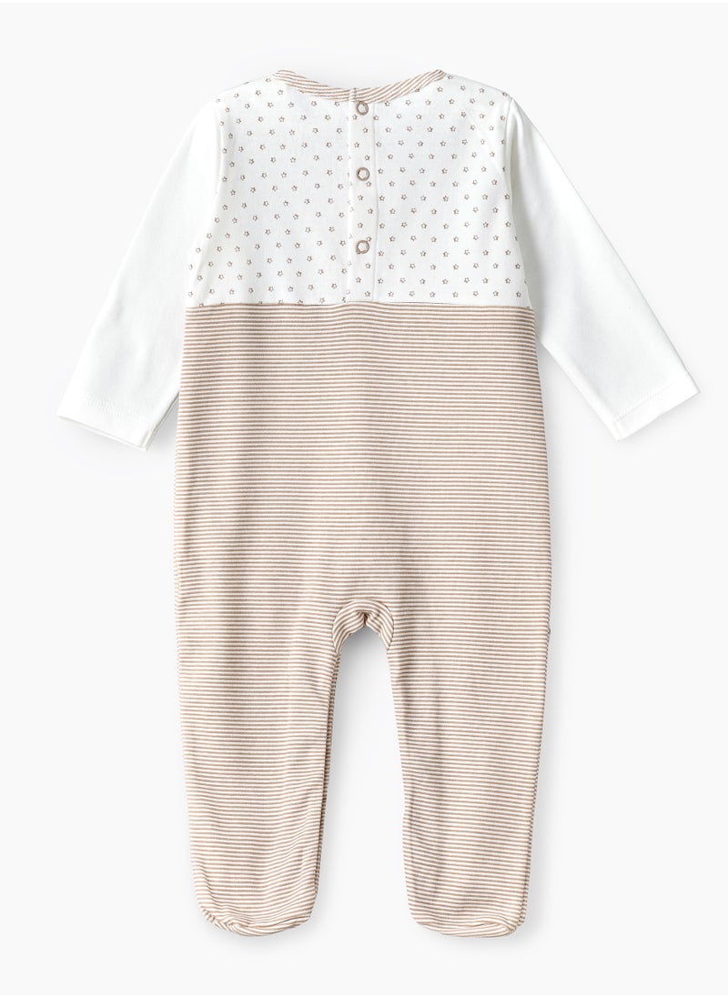 Tiny Hug - Baby Boys' Cotton Knit Sleepsuit - Image 1