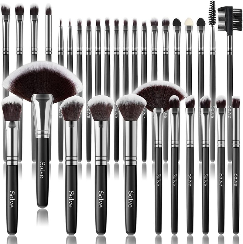 SOLVE 32-Piece Professional Makeup Brush Set - Image 1