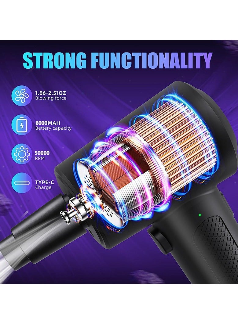general Portable Dust BlowerMultifunctional Car Vacuum Cleaner Cordless Pneumatic Dust Blower Easy to clean and hygienic - Image 2
