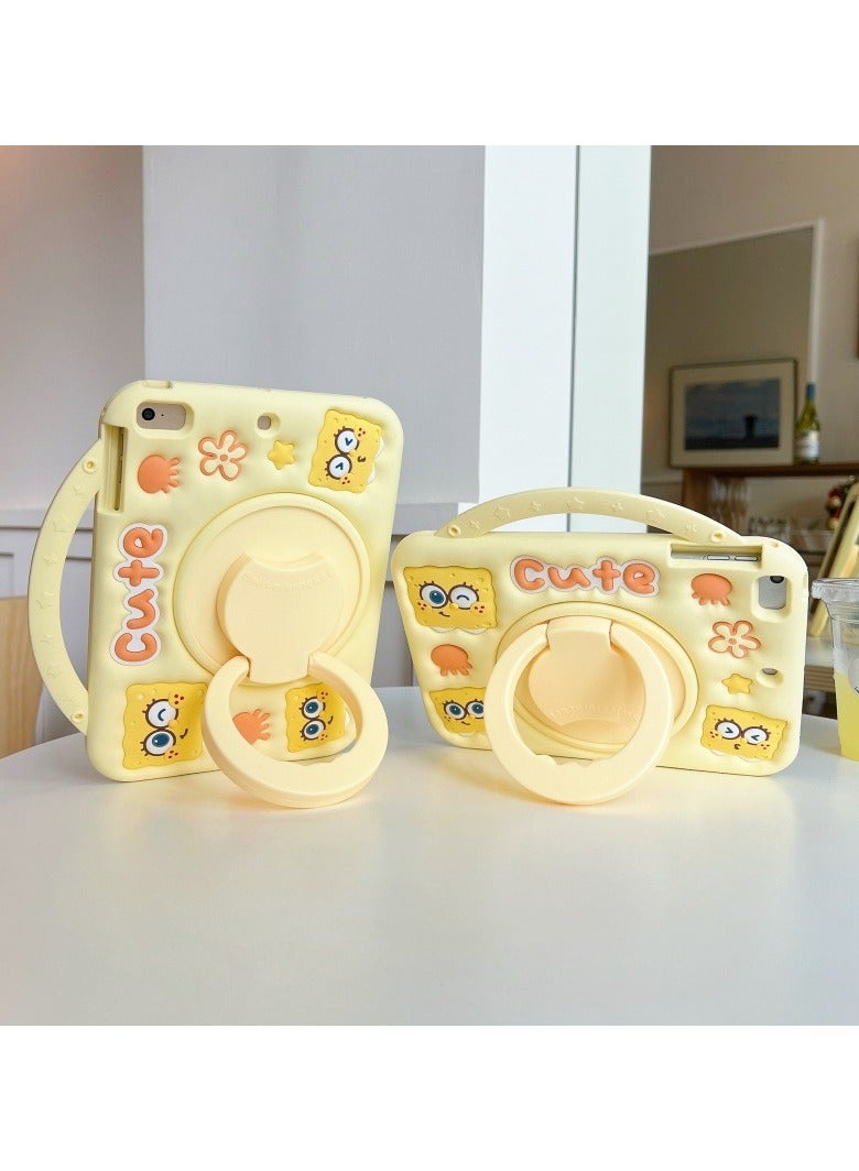 عام حافظة أطفال لجهاز iPad مقاس 11 بوصة (A16) 2025، حافظة كرتونية لطيفة ومقاومة للصدمات مع حامل مدمج، هدية مثالية - Image 4