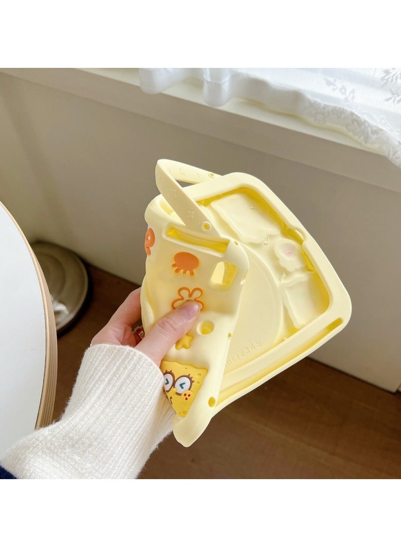 عام حافظة أطفال لجهاز iPad مقاس 11 بوصة (A16) 2025، حافظة كرتونية لطيفة ومقاومة للصدمات مع حامل مدمج، هدية مثالية - Image 3