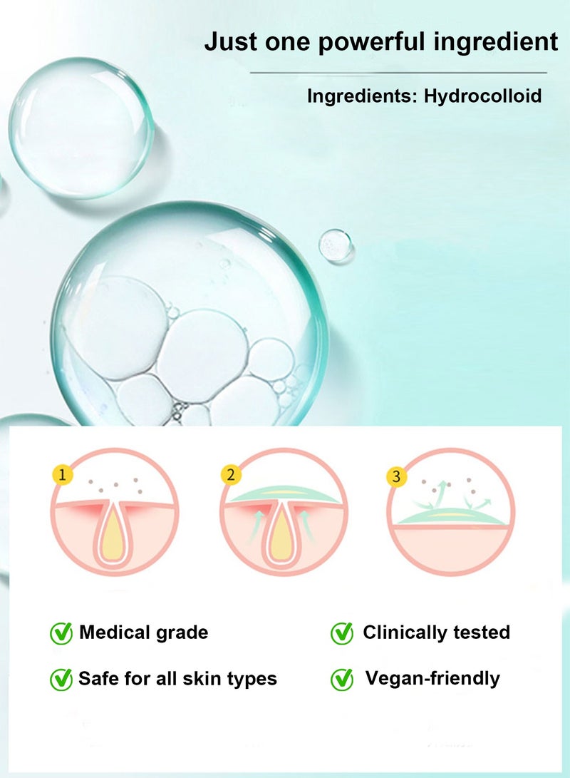 48 Count Acne Patch For Shrinking Zits and Whiteheads Pimple Patches Acne Absorbing Cover Patch Hydrocolloid Hydrocolloid Cute Acne Patches Nighttime Spot Stickers for Face and Skin Butterfly-shape Colorful Acne Patches - Image 2