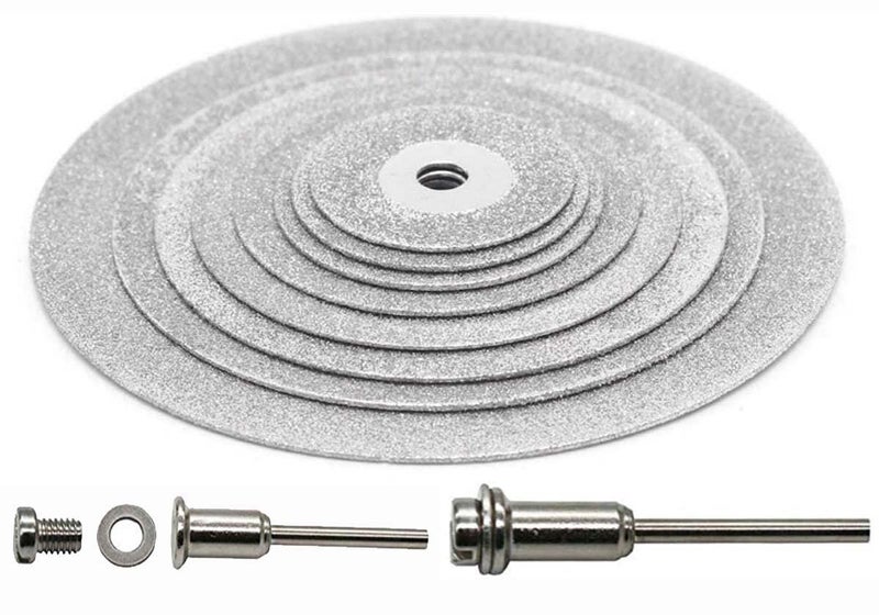 DIY Crafts Diy Crafts 10816 9697 Diamond Burr Bits Drill Kit for Engraving Carving Grinding Rotary Tool Set, Multicolor, 30 Piece 