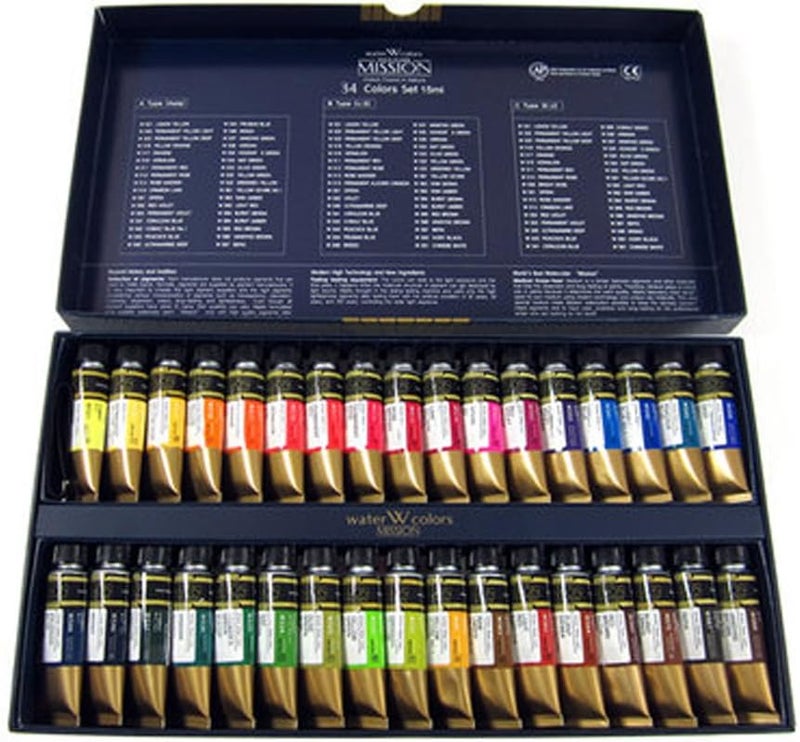 Mijello Mission Gold Water Color Set, 34 Colors - Image 3
