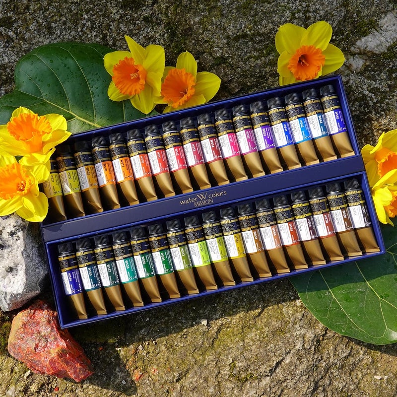 Mijello Mission Gold Water Color Set, 34 Colors - Image 2