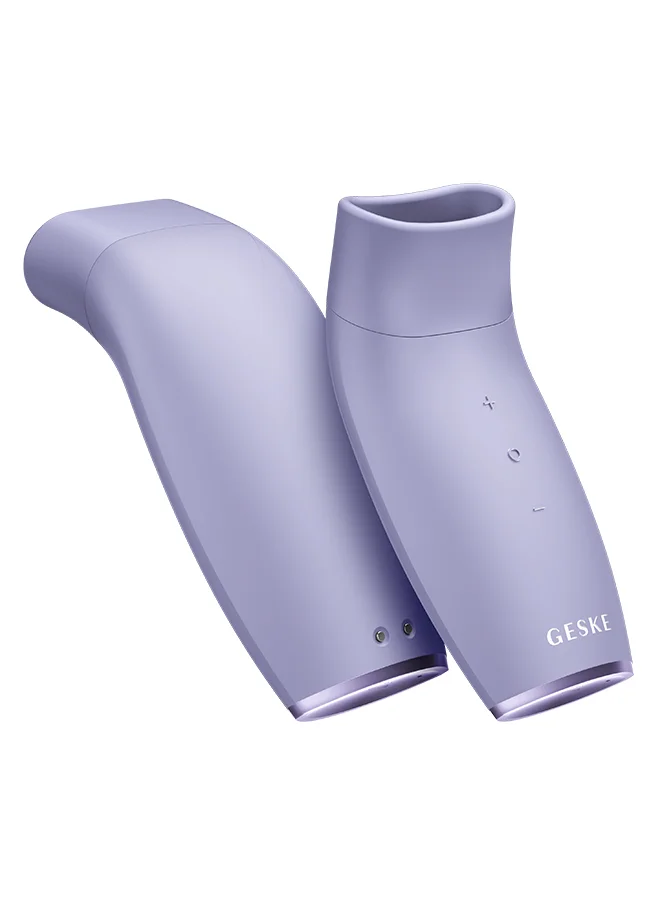 GESKE GESKE Lip Volumizer & Booster | 6-in-1 Electric Lip Suction Plumper Device |Targeted Lip Volumizing and Natural Color Revitalizer| 3 Pulsing Modes, 2 Exchangeable Attachments- Purple