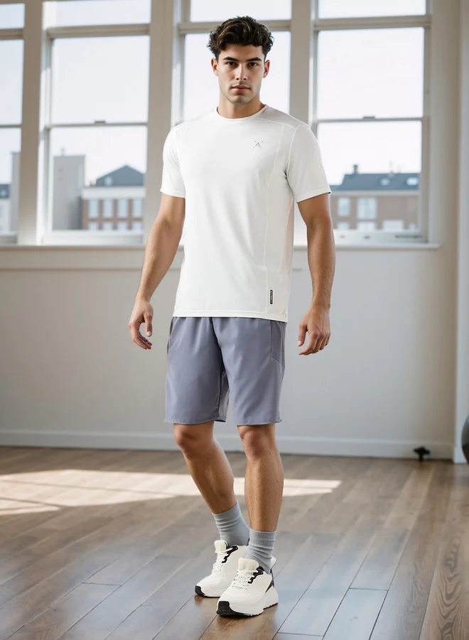 ADOT by Splash Regular Fit Shorts with Elasticated Waistband