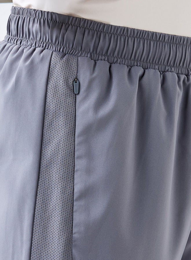 Active Regular Fit Shorts with Elasticated Waistband - Image 4