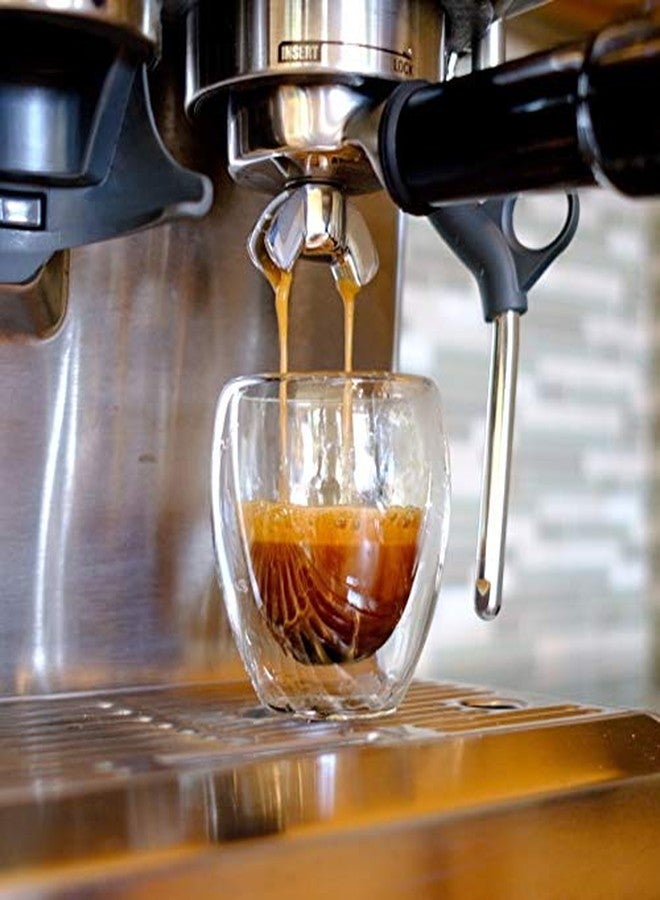 Youngever 3 Pack Espresso Cups, Double Wall Thermo Insulated Espresso Cups, Glass Coffee Cups, 5 Ounce (Tall) - Image 5