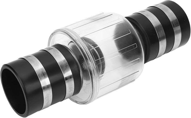 Silent Spring Loaded Flapper Check Valve 2 Inch PVC Backflow Preventer for Sump Pump - Image 1