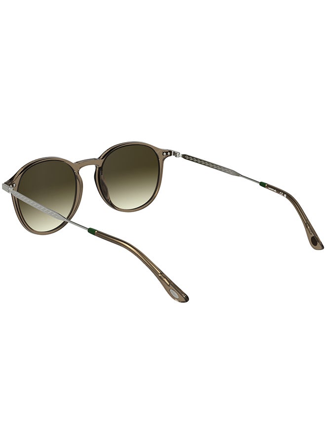 LACOSTE نظارات شمسية لاكوست كاملة الإطار L6061S 5219 (210) بني شفاف - Image 2