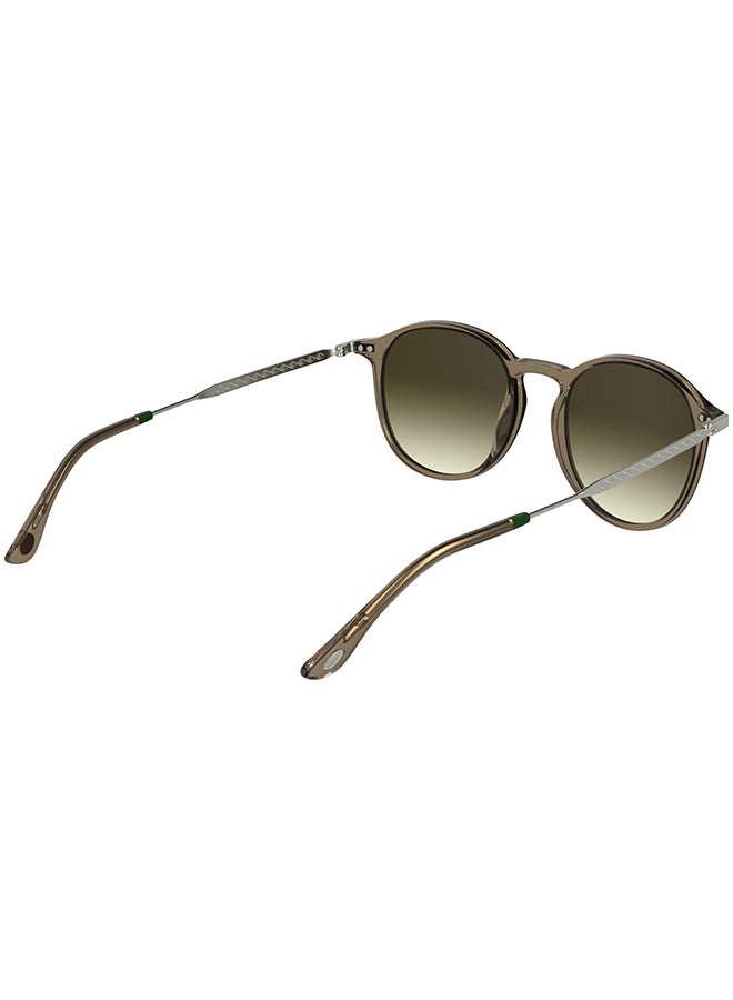 LACOSTE نظارات شمسية لاكوست كاملة الإطار L6061S 5219 (210) بني شفاف - Image 4