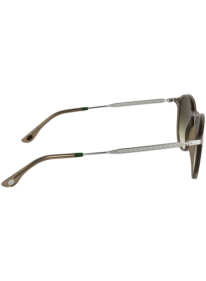 LACOSTE نظارات شمسية لاكوست كاملة الإطار L6061S 5219 (210) بني شفاف - Image 5