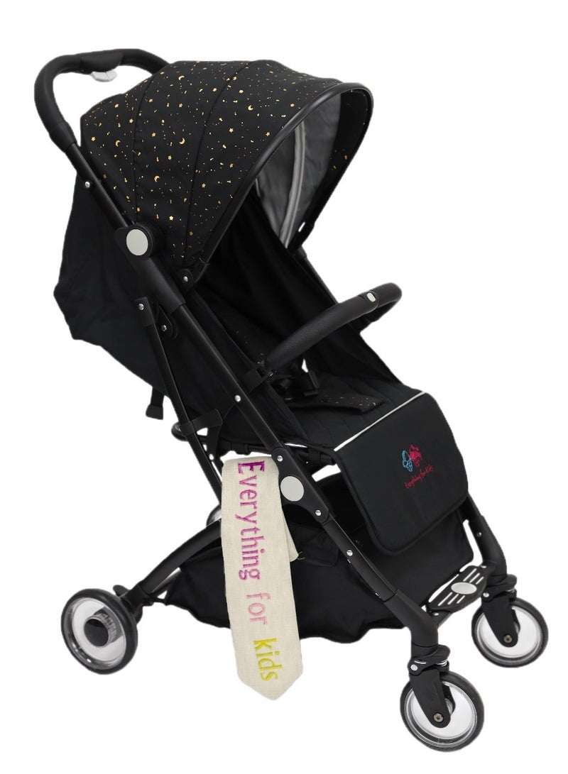 Everything For Kids Ultra Lightweight Compact Folding Travel Cabin Stroller For Baby 5-Point Safety Harness - Image 1