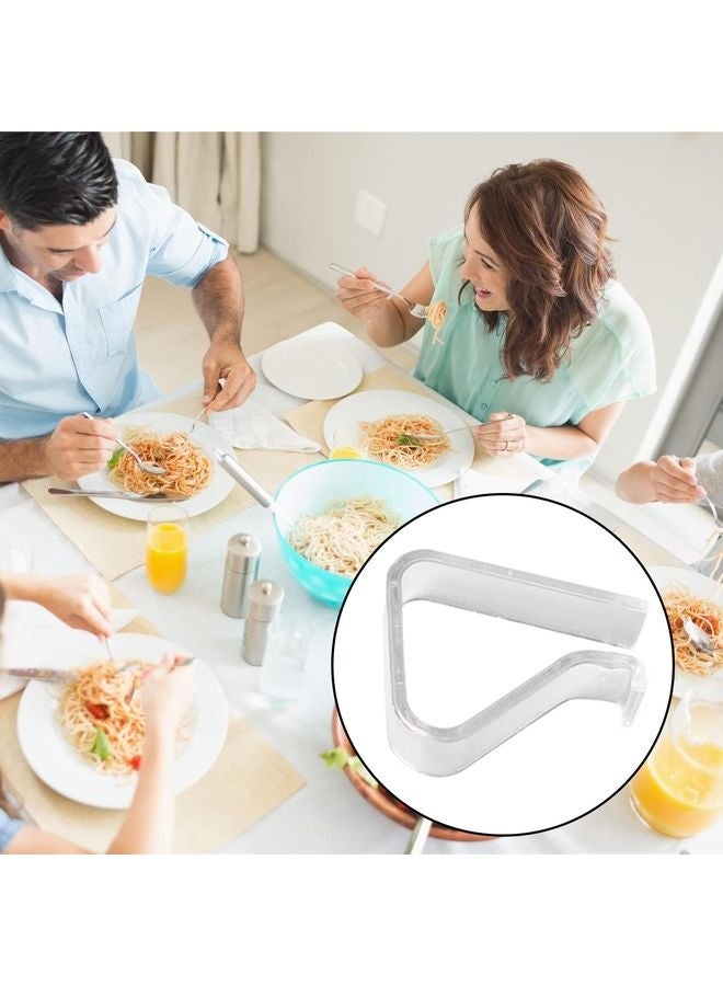 هومستر 24 قطعة مشابك أغطية المائدة الشفافة الشفافة، مشابك أقمشة المائدة البلاستيكية، حاملات أغطية الطاولة المضادة للنافذة، حاملات أقمشة المائدة لحفلات الزفاف المنزلية في عيد الميلاد، نزهة التخييم في الهواء الطلق (كبيرة) - Image 2