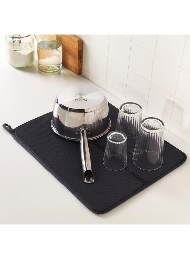 erorex Dish drying mat, dark grey, 44x36 cm - Image 2