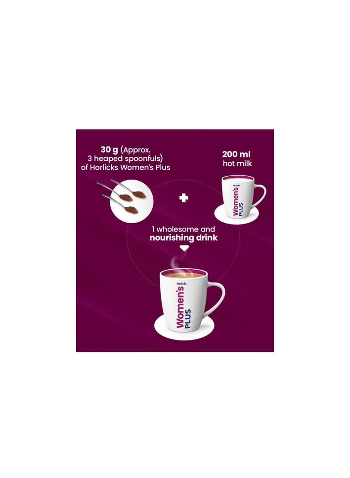 Horlicks Women's Horlicks Health and Nutrition Drink 400 gm Chocolate Flavor Jar No Added Sugar - Image 3