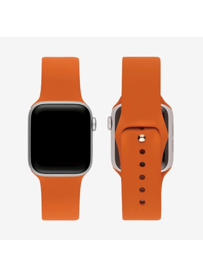 Watch Band 38mm 40mm 41mm Compatible Strap – Soft Silicone/Sport Replacement Wristband for Apple Watch Series 9/8/7/6/5/4/3/2/SE - Image 1