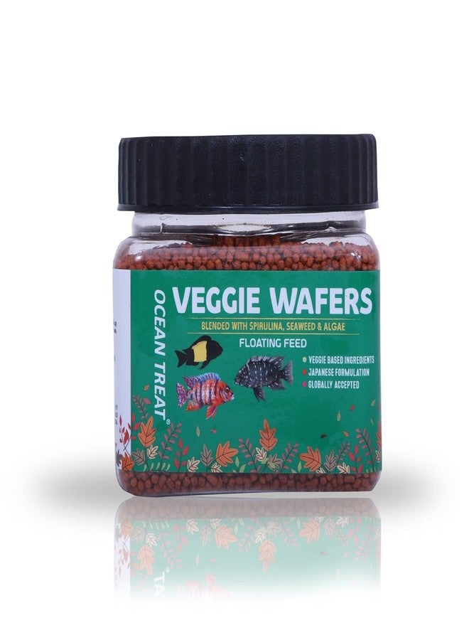 Cichlid or Oscar Veggie Wafer Fish Food 100g by Raccoonse