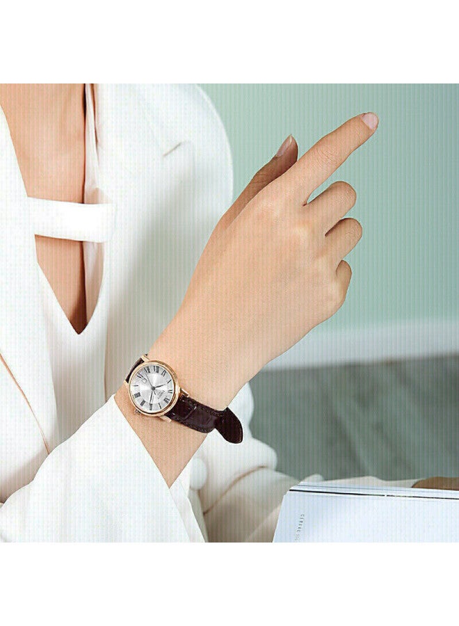 Tissot Swiss Watch, Carson Zhenwo Series Wrisch, Leather Strap Quartz Women's Watch, T122.210.36.033.00 - Image 2