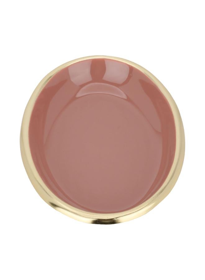 السيف  طبق تقديم الحلوى من الفولاذ 20 × 14 × 3 سم بيضاوي بني - Image 3