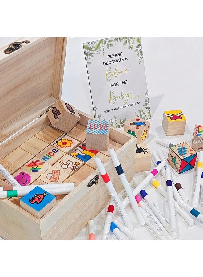 EIGTWEN 78 PCS Fun Baby Shower Games Sign Kit，Unique Baby Shower Ideas，Funniest Baby Shower Games Ever ，A Game Where You Can Draw to Your Heart's Content，Suitable for Baby Shower Games Boy and Girls - Image 3