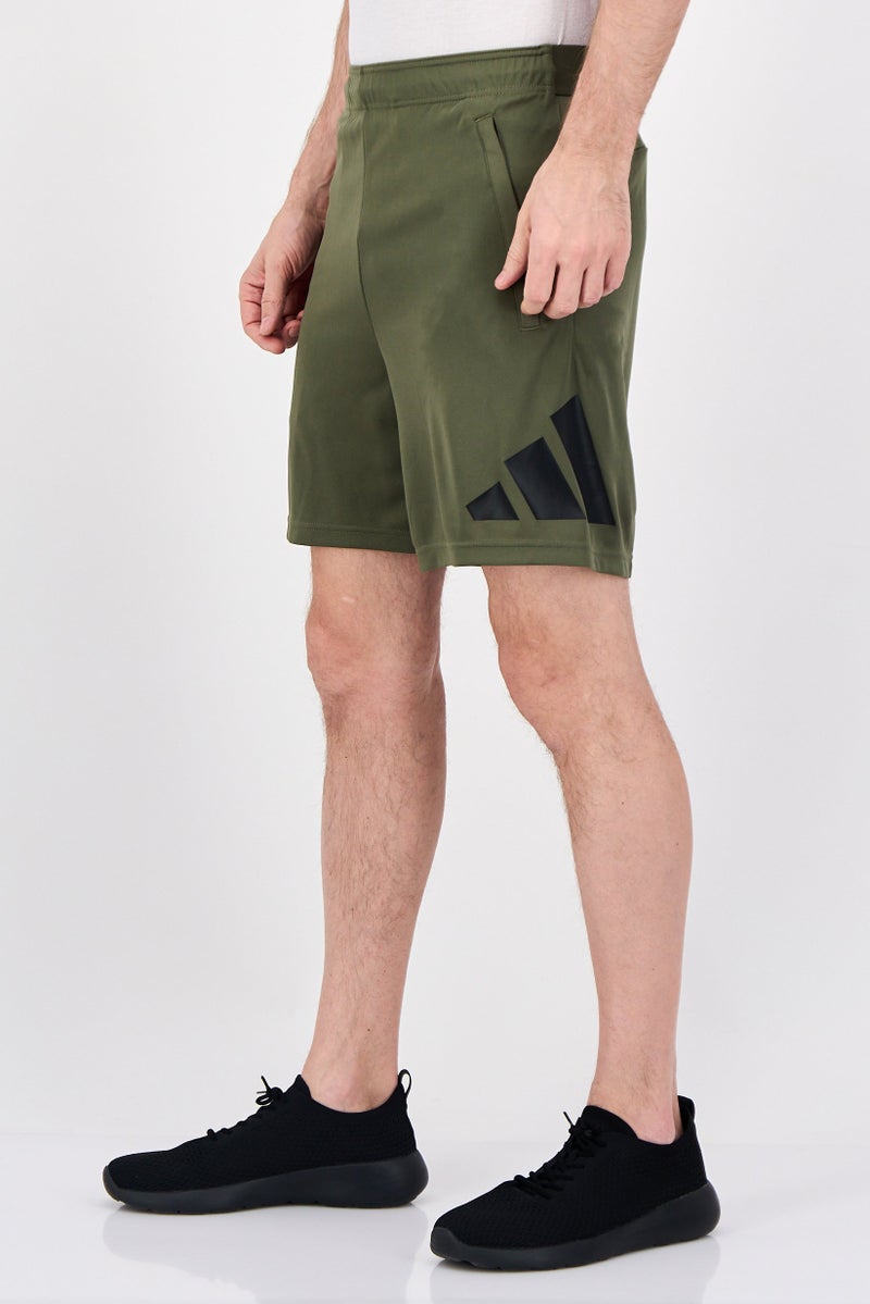 Adidas Men Sportswear Fit 7 Inseam Training Shorts, Olive - Image 4