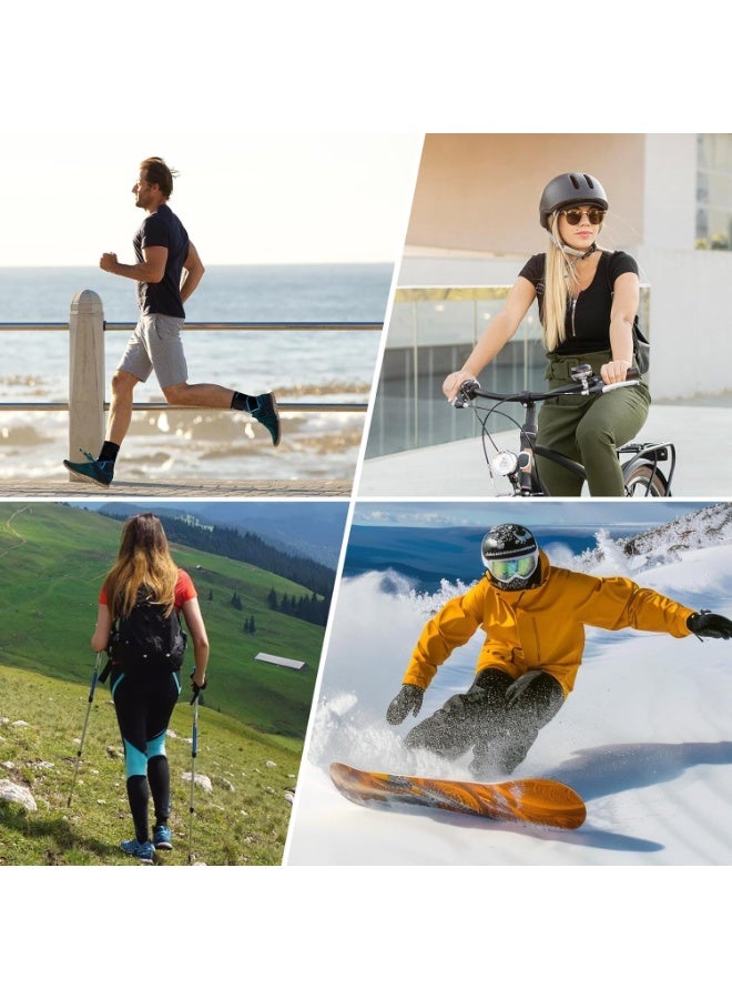 دعامة كاحل لـالتواء الكاحل - دعم فعال لـالتهاب اللفافة الأخمصية ووتر العرقوب - عملية لتقليل تورم القدم - Image 2