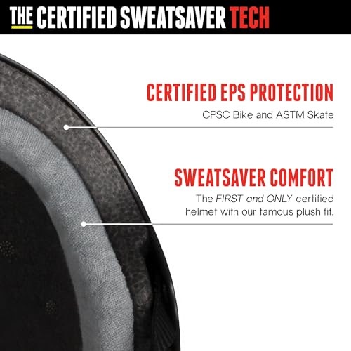 Triple Eight Certified Sweatsaver Helmet for Skateboarding, BMX, Roller Derby, Roller Skating, Inline Skating, Scooter and Bike - Image 5