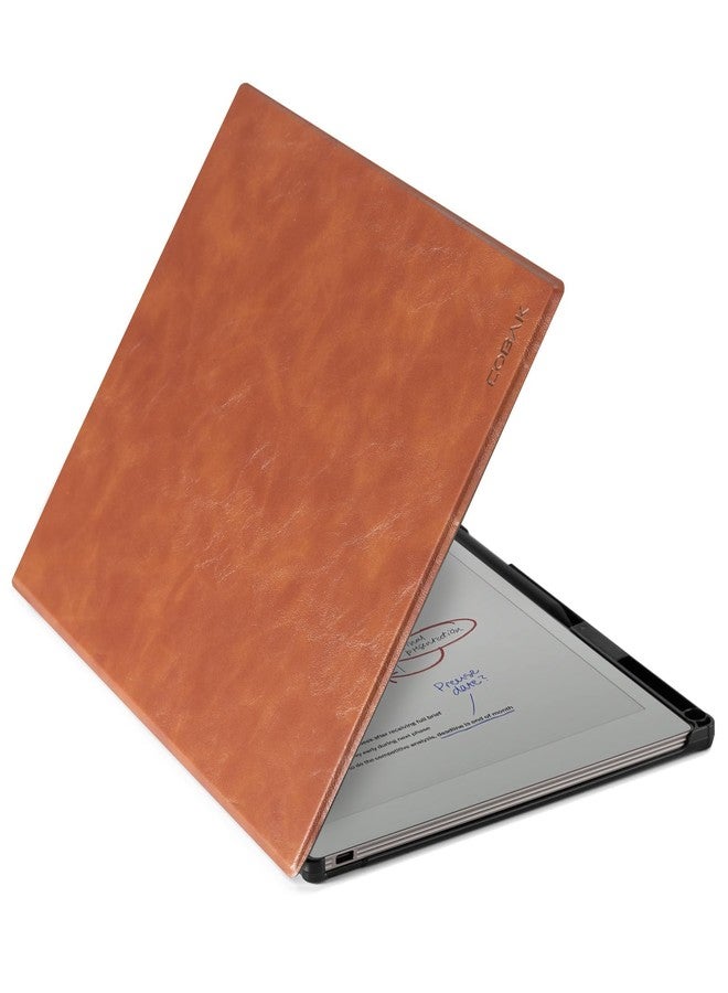 CoBak Case for 11.8" Remarkable Paper Pro Color Tablet 2024 Released- Smart Auto Sleep/Wake Folio Lightweight Protective Cover with Built-in Pen Holder and Nibs Holder (Vintage Brown) - Image 1
