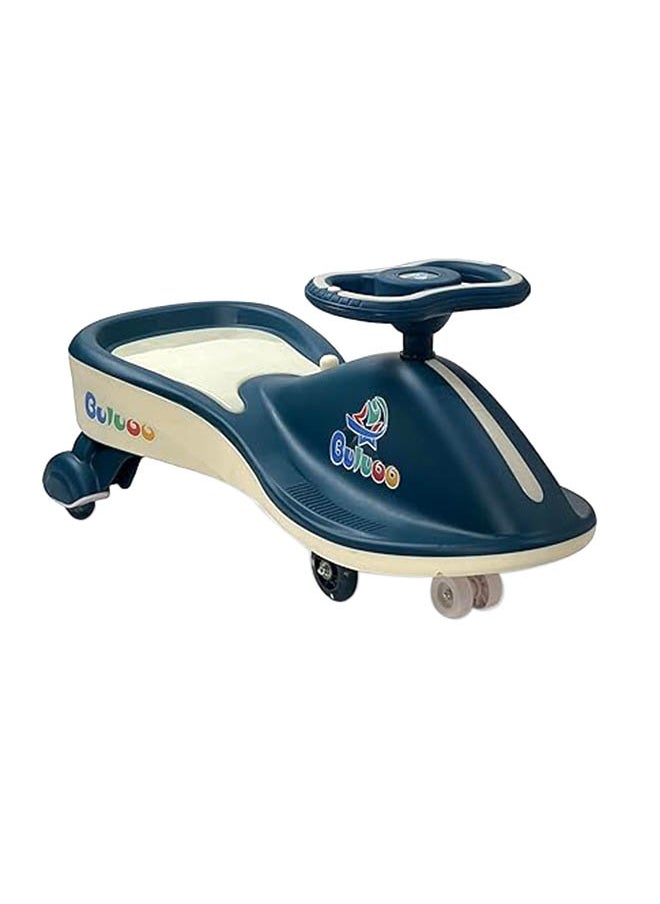 AL BADER Magic Swing Cars for Kids, Twister Magic Ride on Kids Car with LED Wheels, Kids Push Ride on Car With Lighted Seat, Strongest and Smoothest Twister Magic Ride Car for Kids With Music, Green  - Image 1