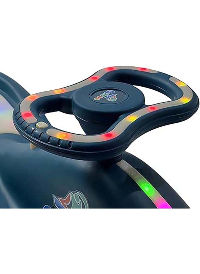 AL BADER Magic Swing Cars for Kids, Twister Magic Ride on Kids Car with LED Wheels, Kids Push Ride on Car With Lighted Seat, Strongest and Smoothest Twister Magic Ride Car for Kids With Music, Green  - Image 5