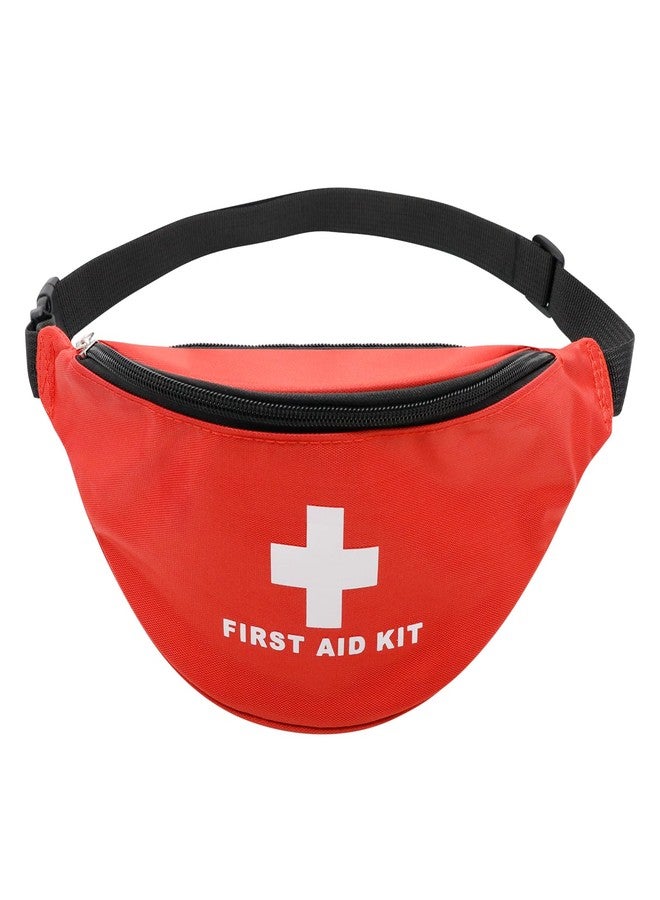 Faylapa Empty First Aid Bag Fanny Pack, Travel Pouch Bag 11.02x5.51x3.54 inch Waist Bag for Travel, Home, Office, Vehicle, Camping, Outdoor (Bag Only) - Image 1